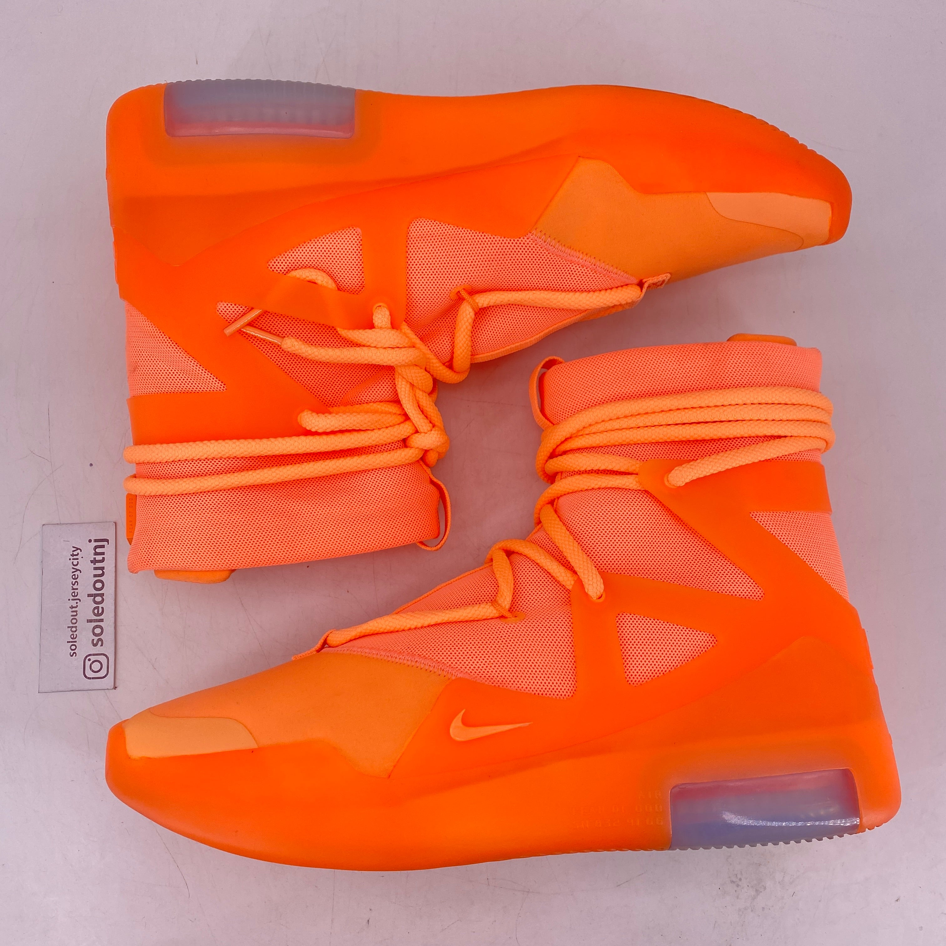 Nike Air Fear of God 1 Orange Pulse Size 10 Men