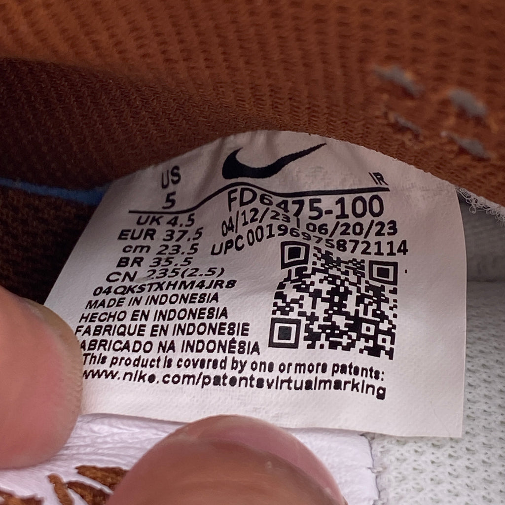 Nike Air Flight '89 Low SP "Stussy Pecan" 2023 New Size 5