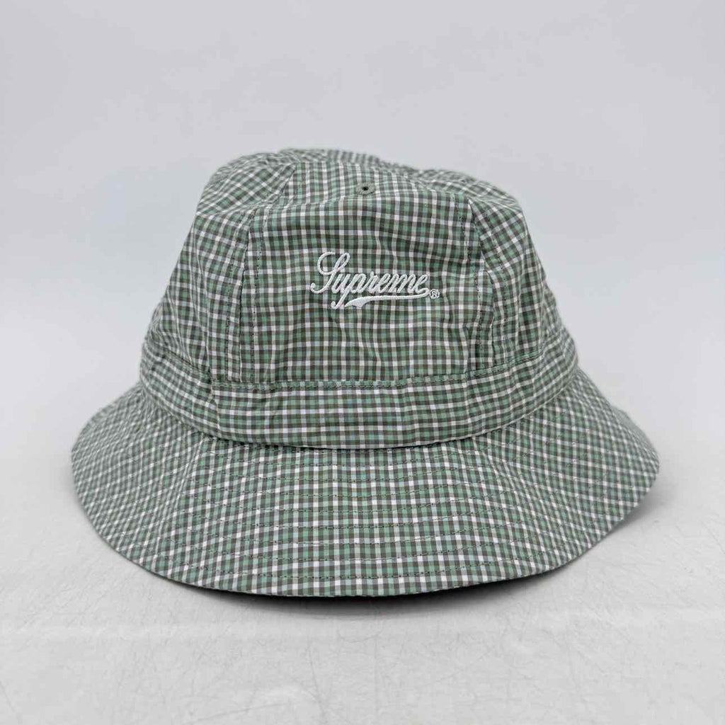 Supreme Bucket Hat "CORDURA PLAID" 2025 New Green Size M/L