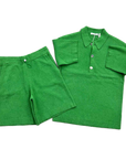 Helmut Lang Set "TERRY" Green New Size S