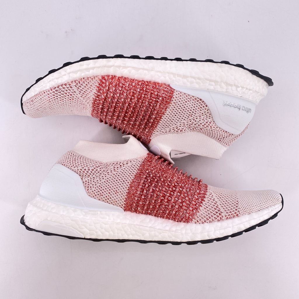 Adidas Ultra Boost Laceless "White" 2017 New Size 8