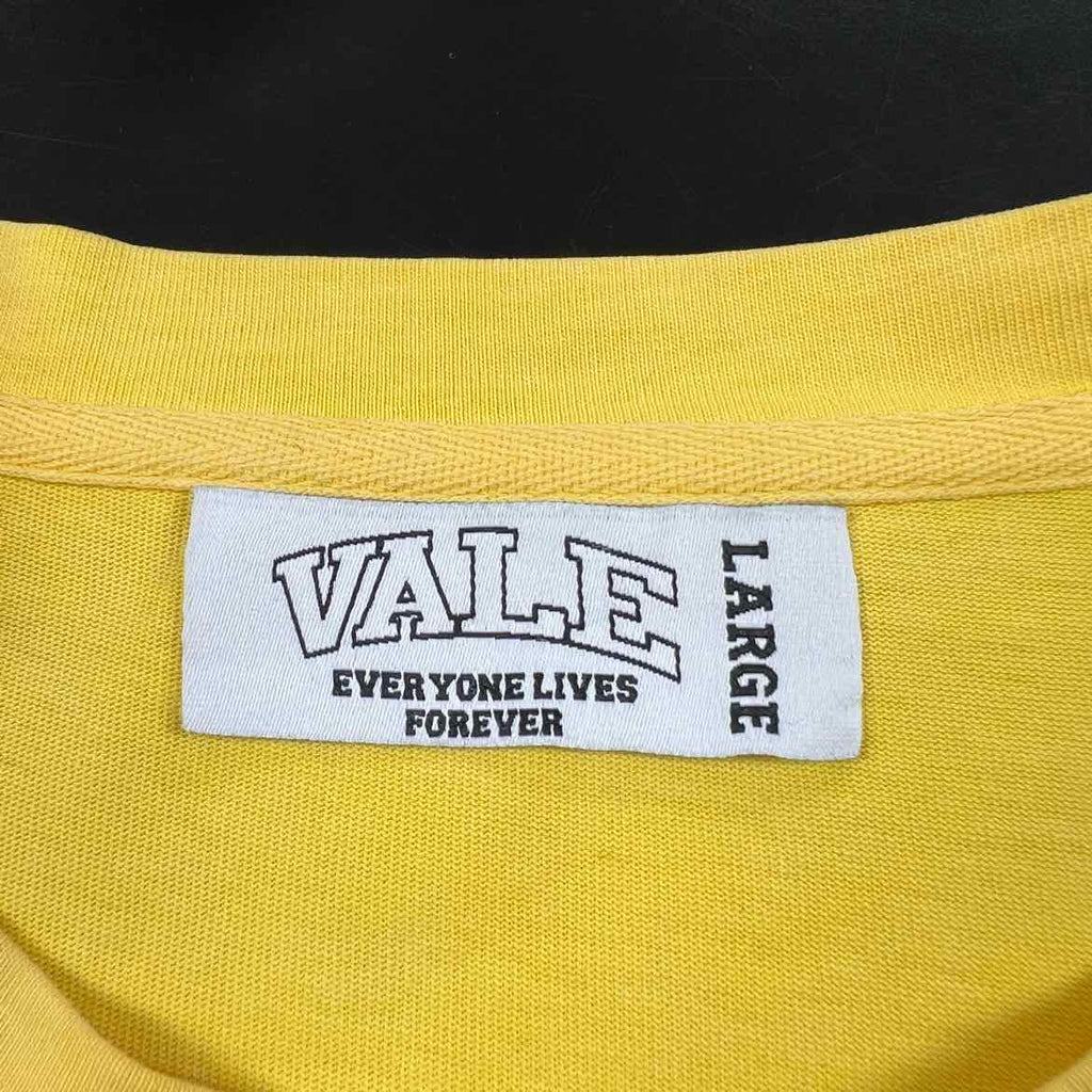 Vale T-Shirt "BLING" Yellow Used Size L