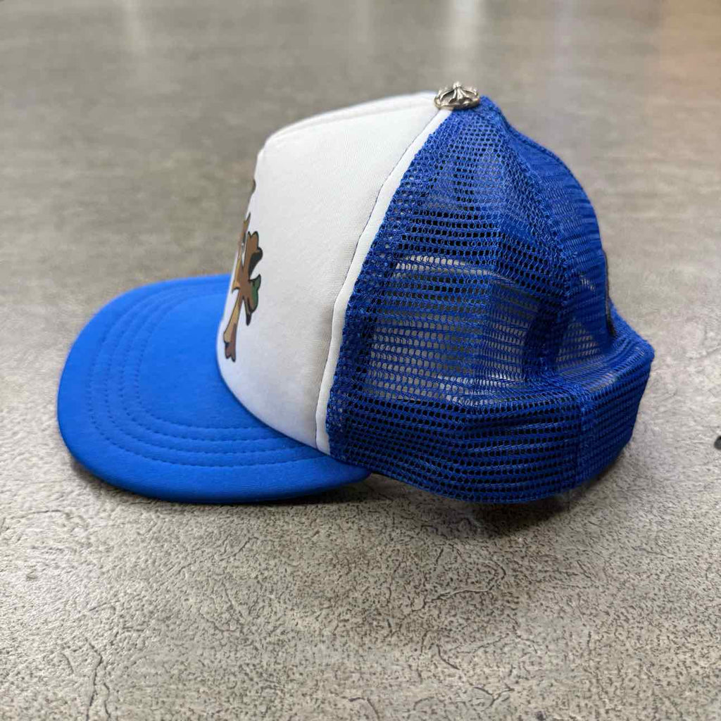Chrome Hearts Trucker Hat "CEMETERY" New Blue Size OS