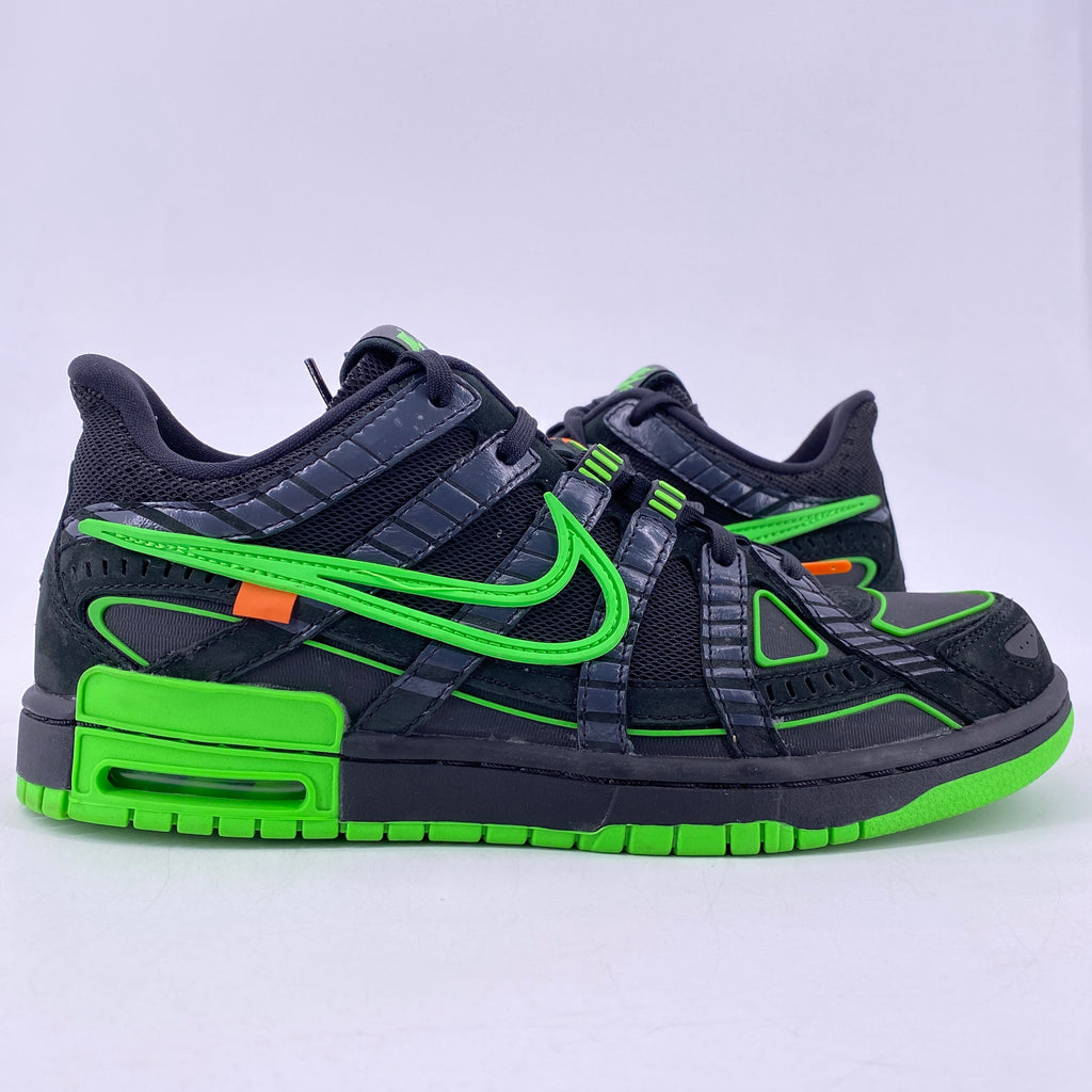 Nike Air Rubber Dunk / OW "Green Strike" 2020 Used Size 9.5