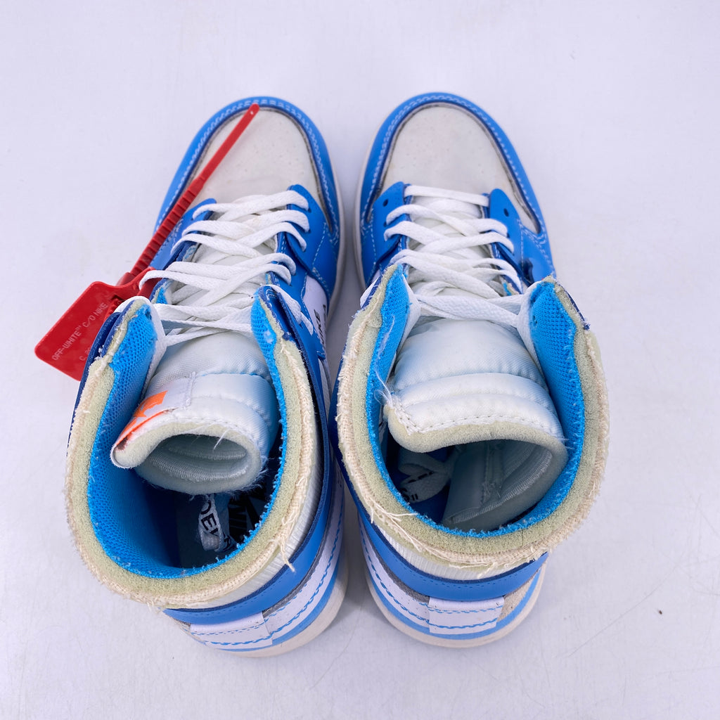 Air Jordan 1 Retro High "Off White Unc" 2018 Used Size 10.5