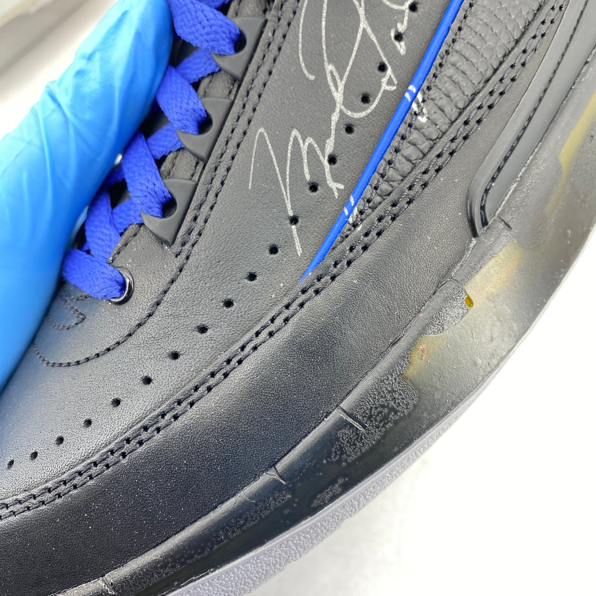 Air Jordan 2 Retro &quot;Ow Black&quot; 2021 New Size 8.5