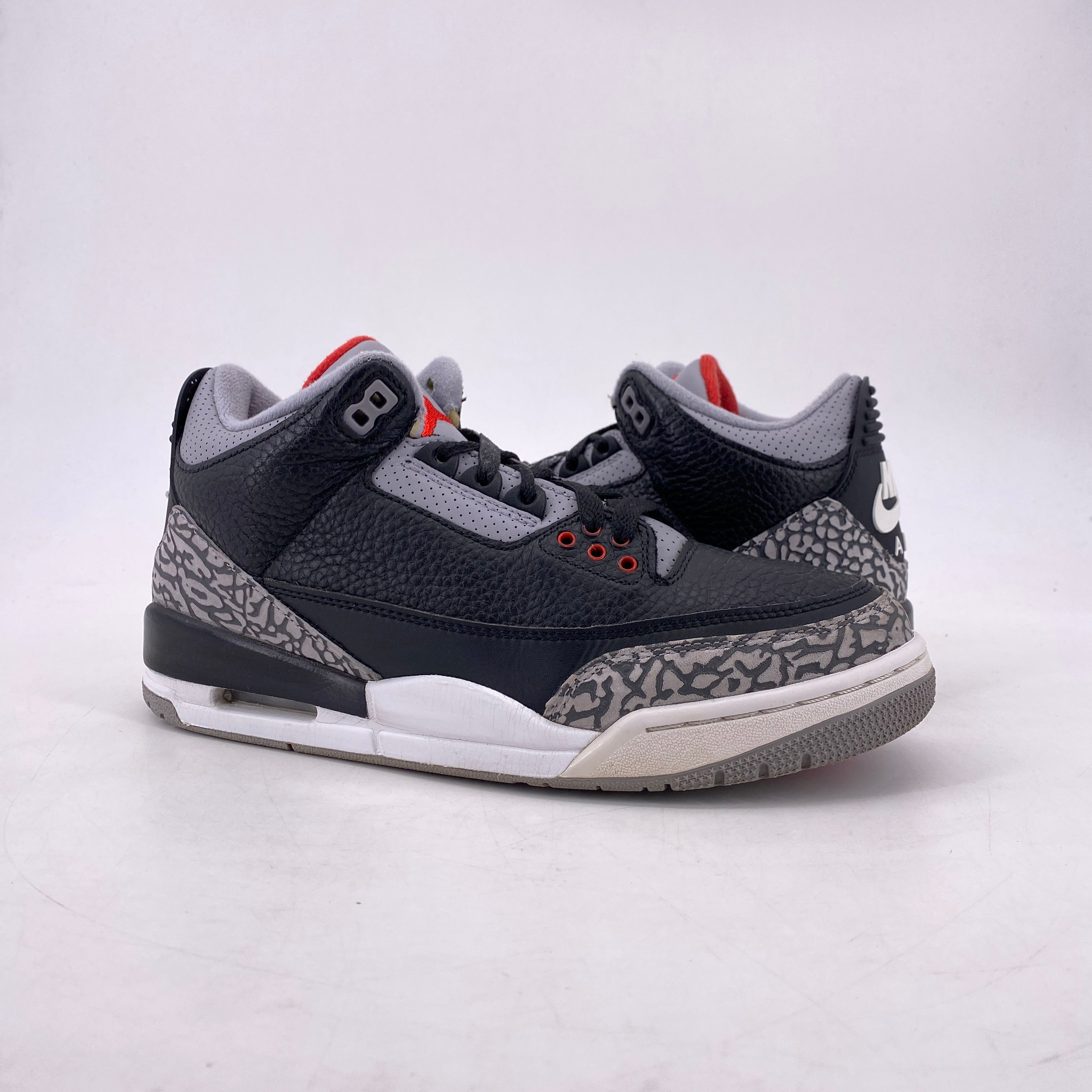 Air Jordan 3 Black newest Cement *USED*