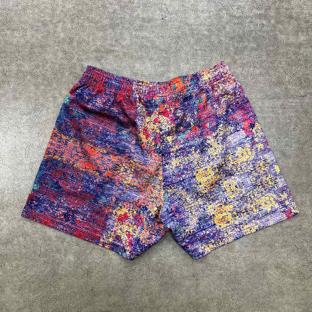Eric Emanuel Mesh Shorts "RUG 8" Multi-Color Used Size XL