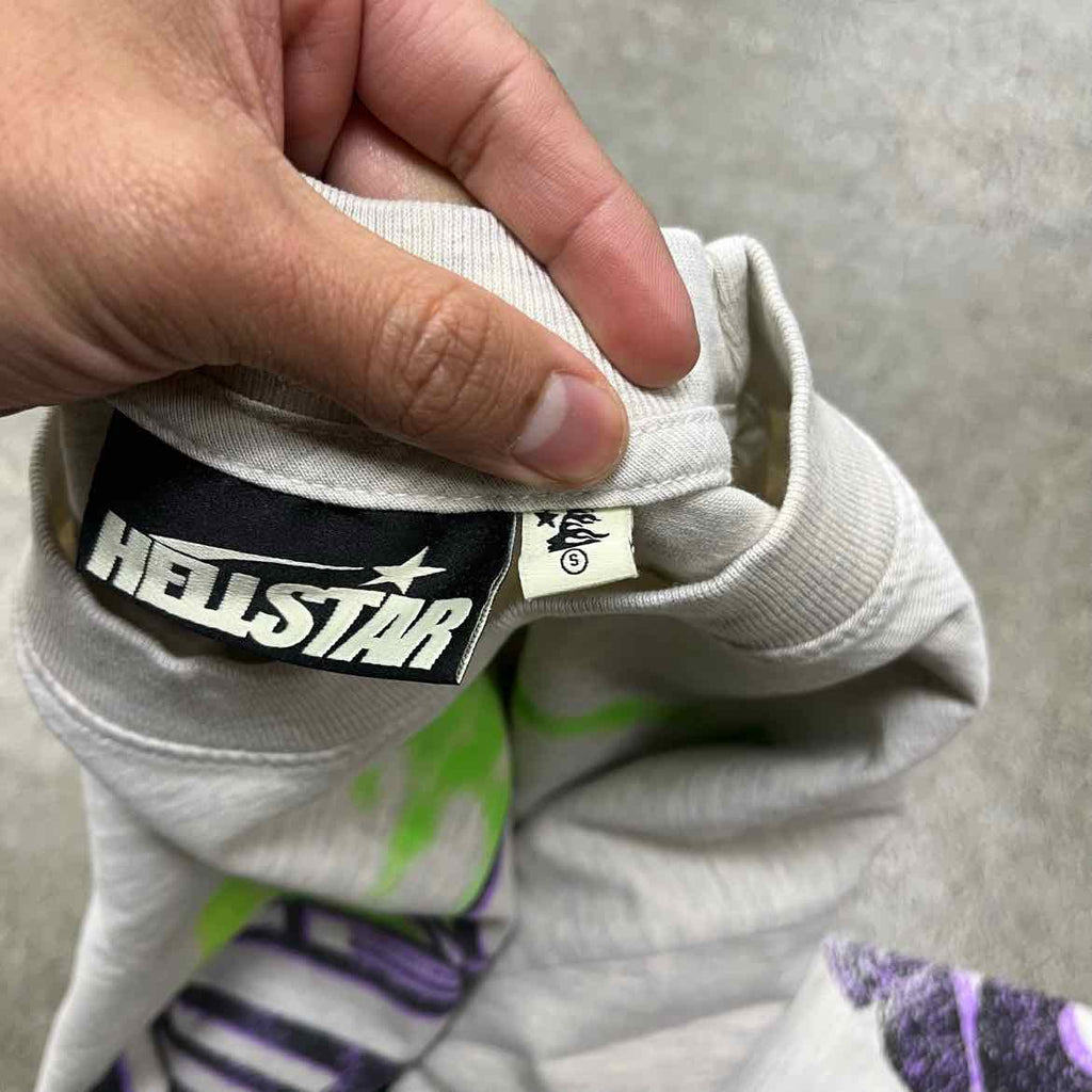 Hellstar T-Shirt "JESUS" Grey New Size S