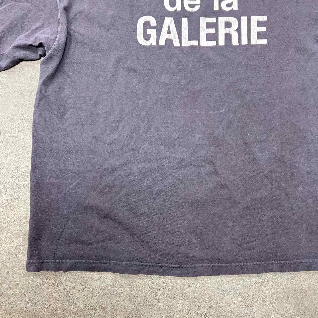 Gallery DEPT. Long Sleeve &quot;FRENCH SOUVENIR&quot; Black Used Size XL