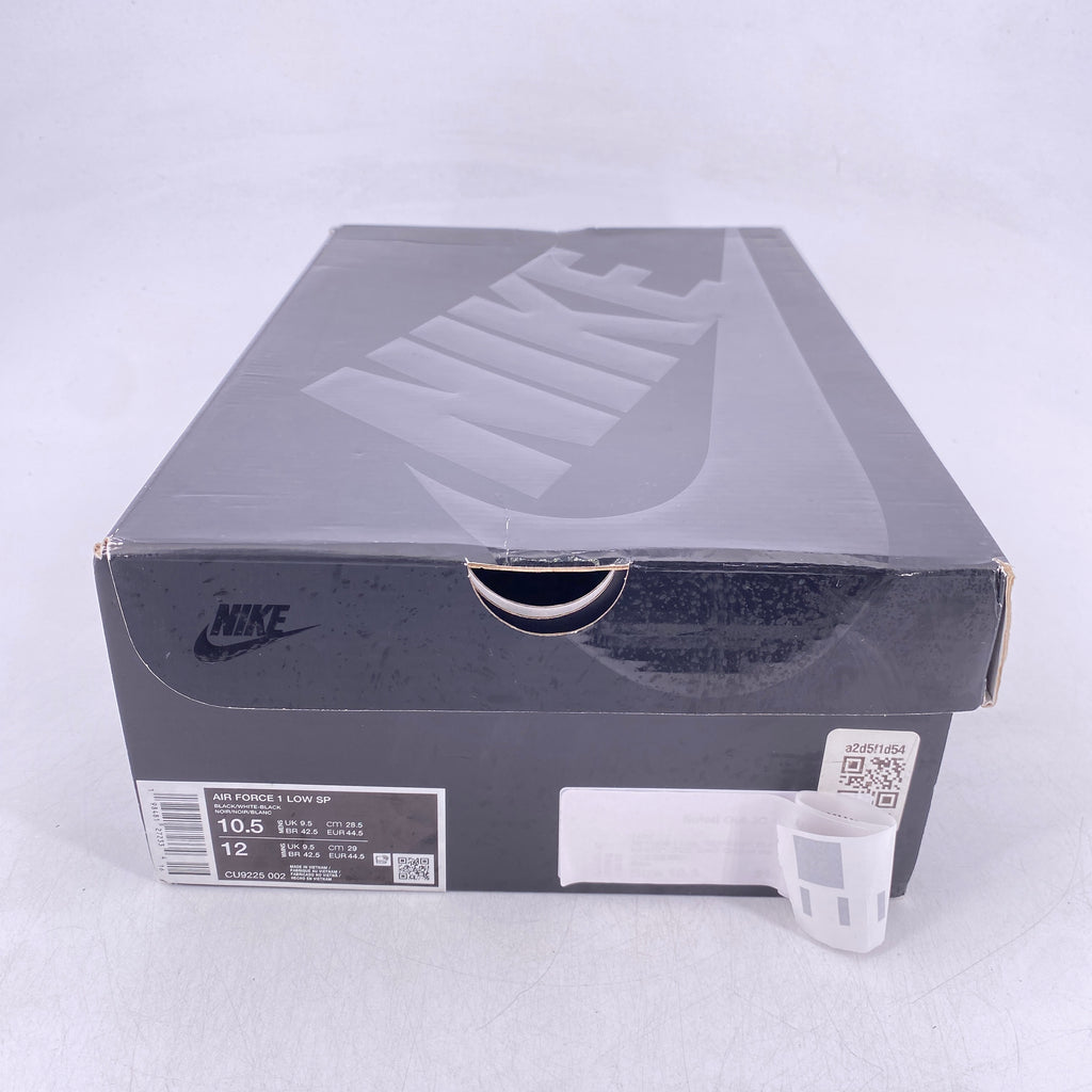 Nike Air Force 1 Low "Supreme Black White" 2025 Used Size 10.5