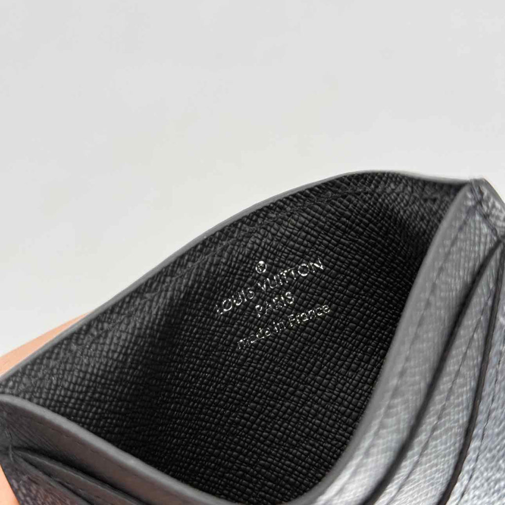 Louis Vuitton Card Holder "NEO" Used Damier Graphite Size OS