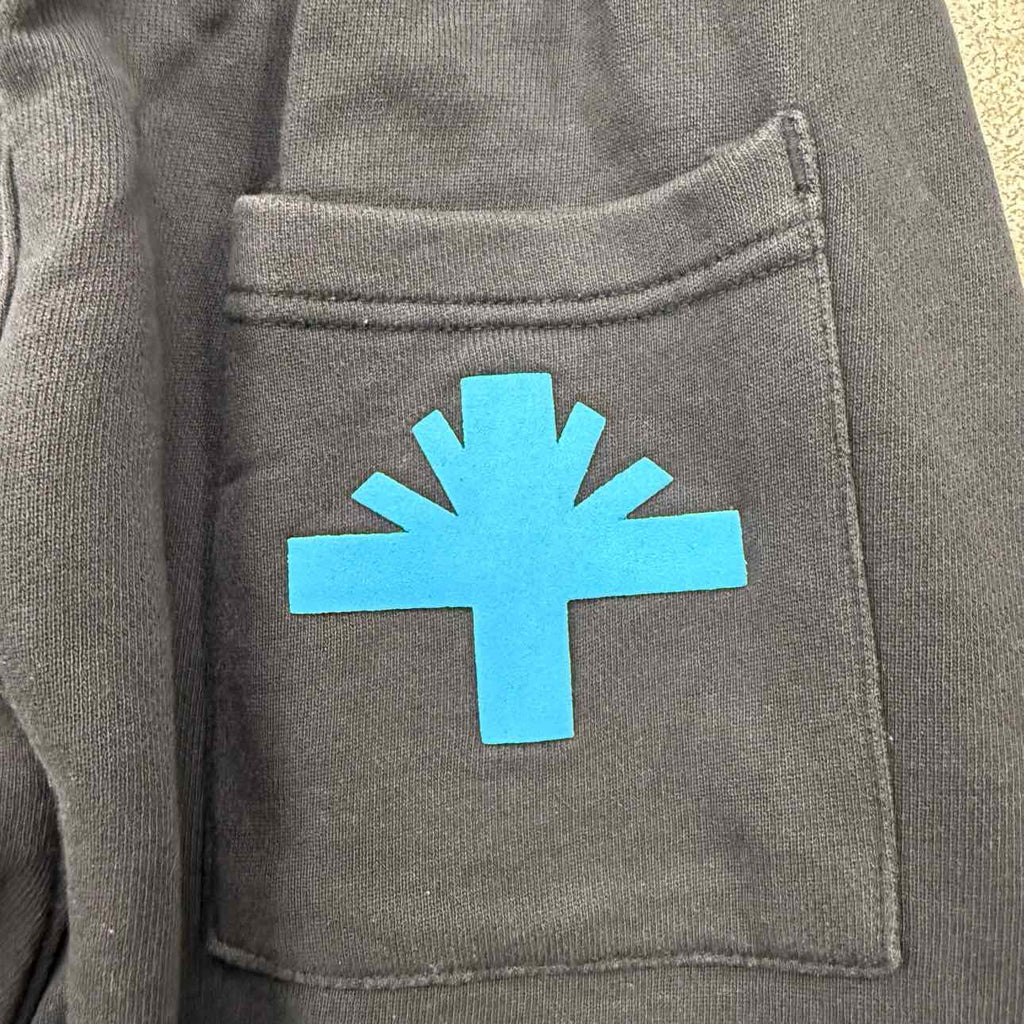 Vertabrae Sweatpants "LOGO BLUE" Black Used Size M