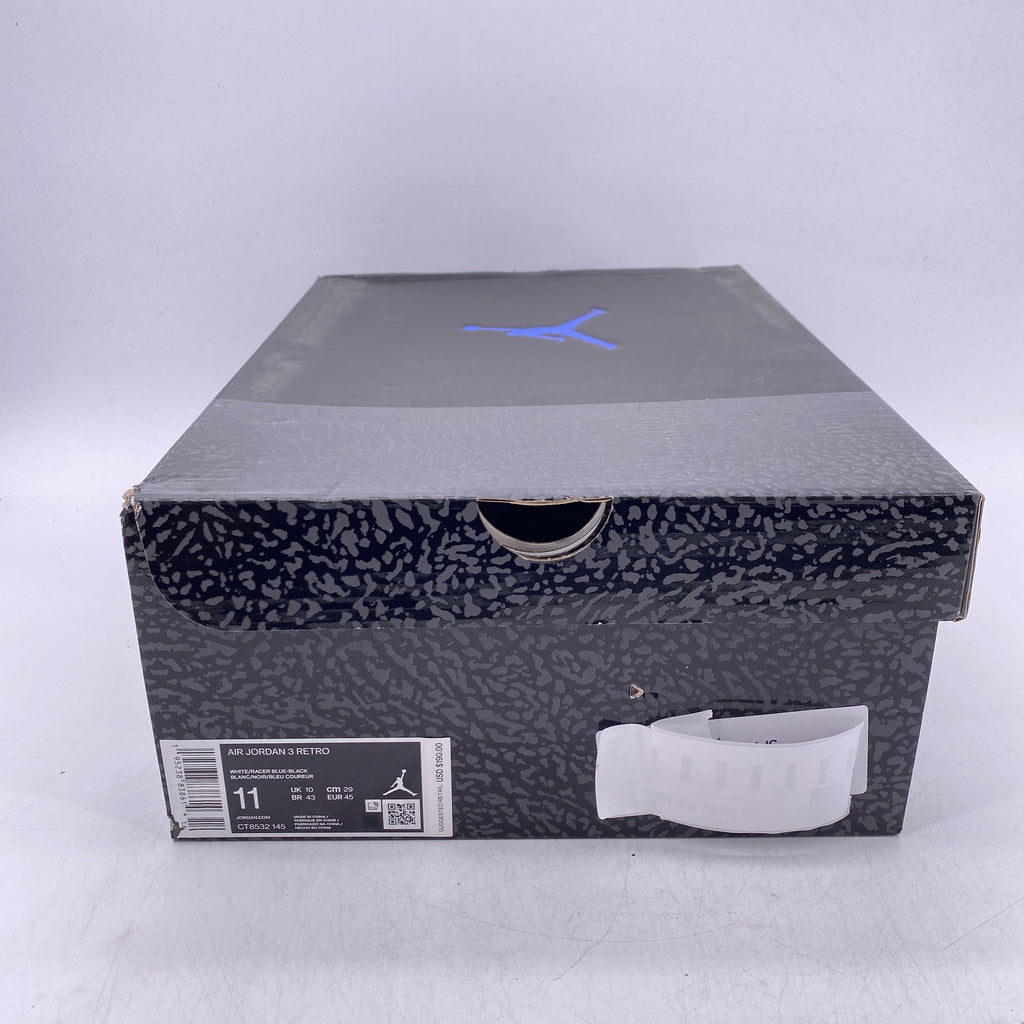 Air Jordan 3 Retro "Racer Blue" 2021 New Size 11