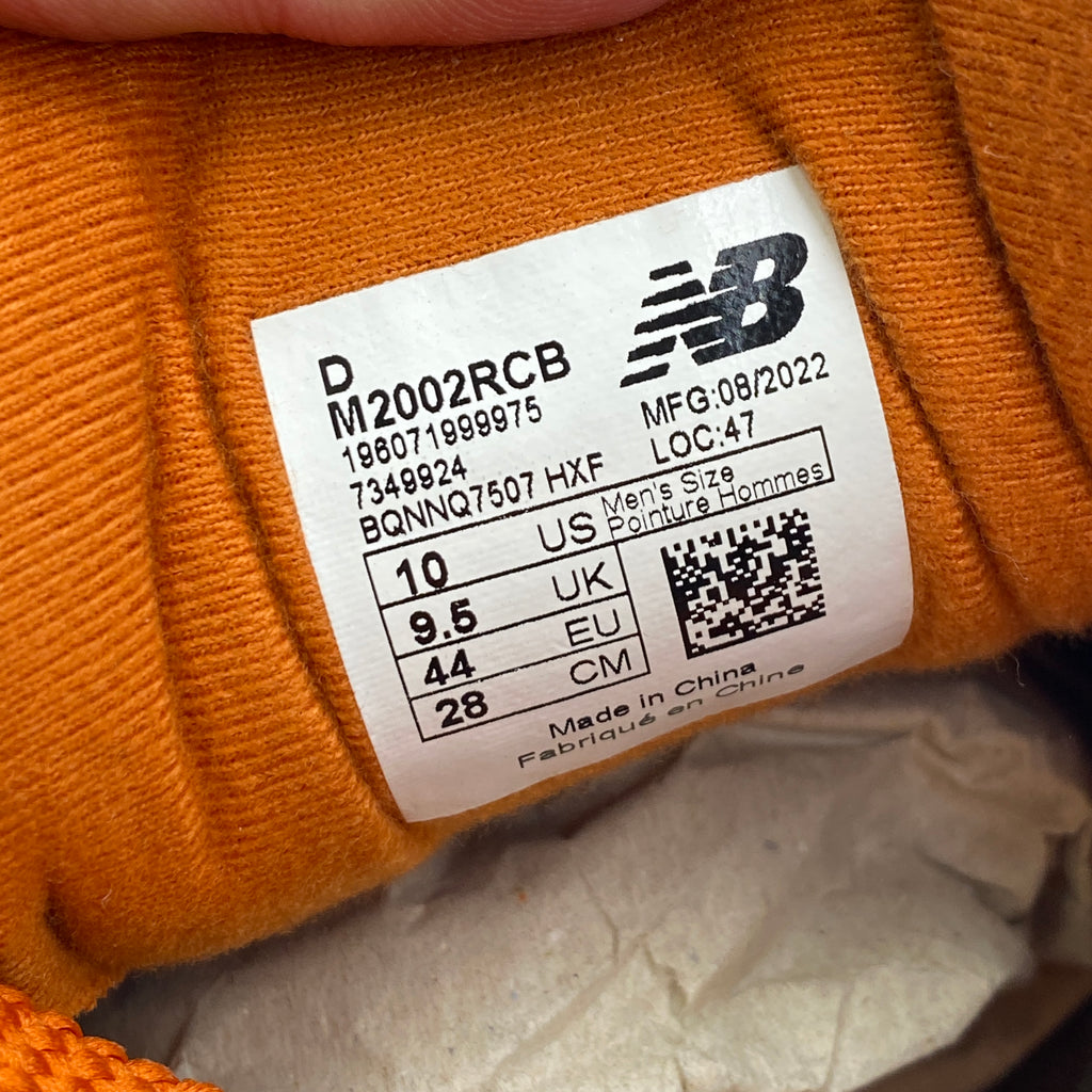New Balance 2002R "Rust Oxide" 2022 Used Size 10