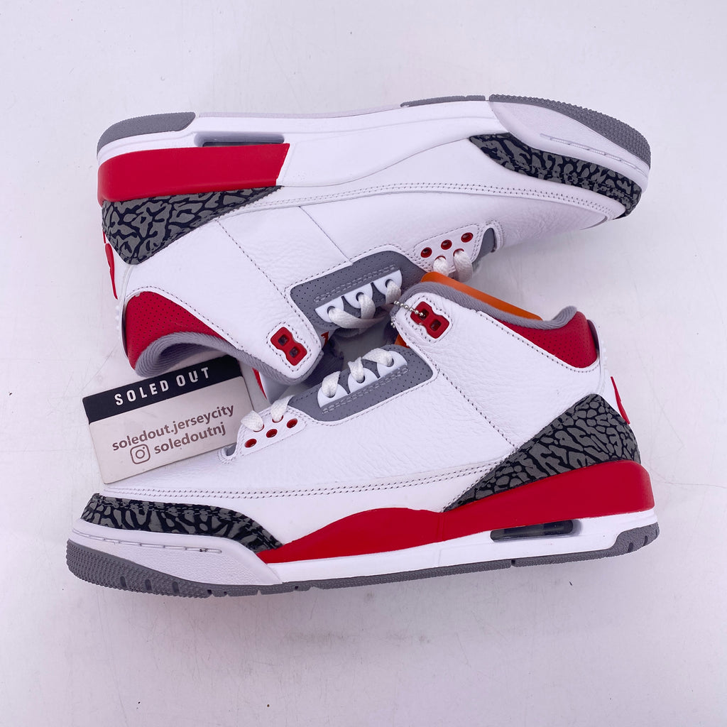 Air Jordan 3 Retro "Fire Red" 2022 New Size 8.5