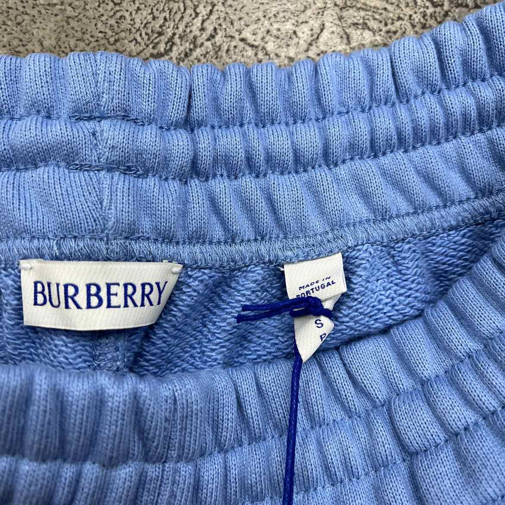 Burberry Shorts "KNIGHT STAMP" Baby Blue New Size S