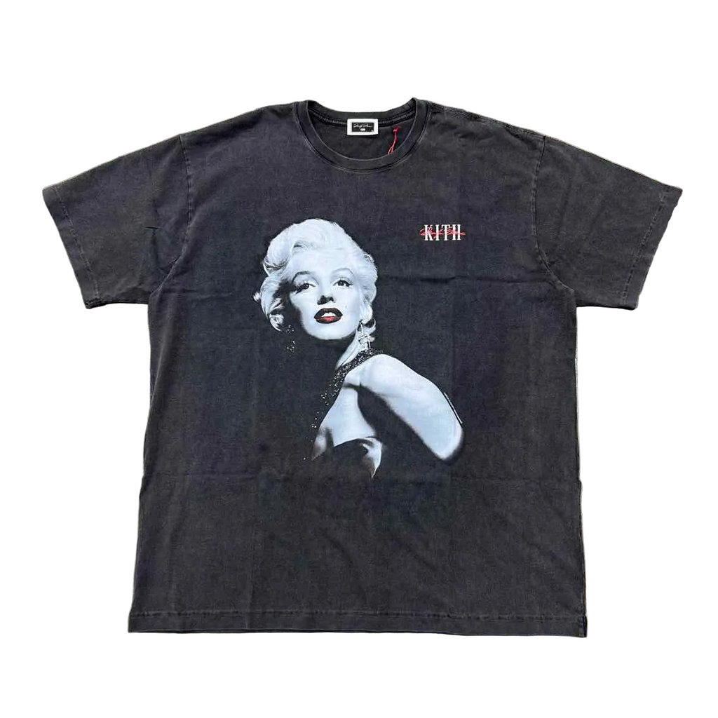 Kith T-Shirt "MAYILYN MONROE GLAMOUR" Black New Size XL