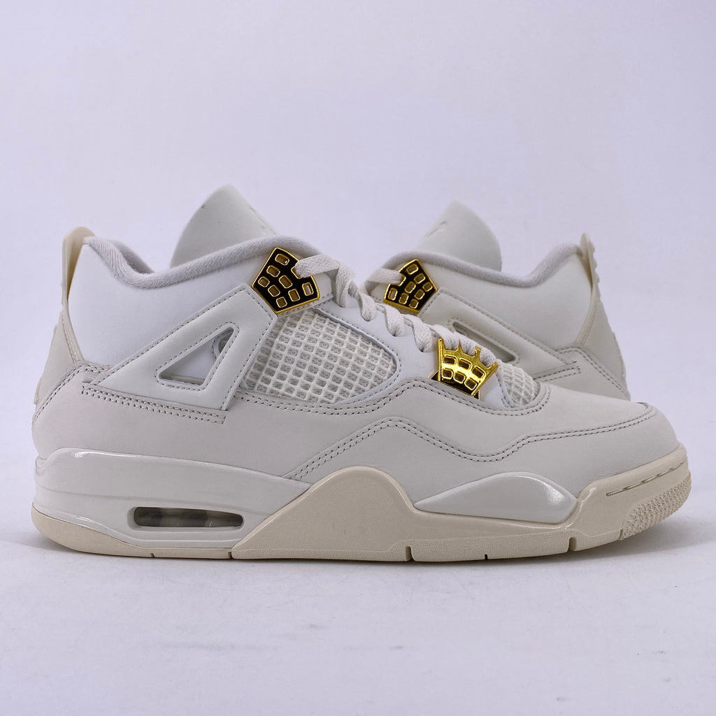 Air Jordan (W) 4 Retro "Metallic Gold" 2024 New Size 12W