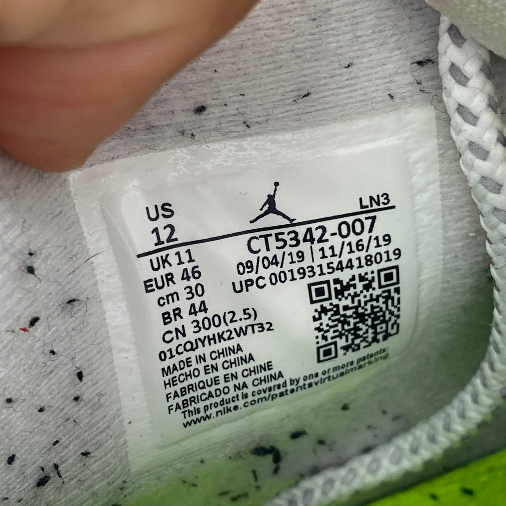 Air Jordan 4 Retro "Se 95 Neon" 2020 Used Size 12