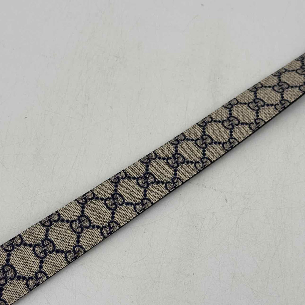 Gucci Belt "MONOGRAM" Used Beige Size 40
