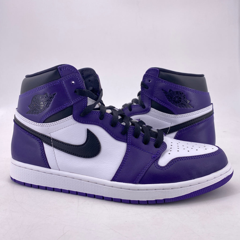Air Jordan 1 Retro High "Court Purple White" 2020 Used Size 11