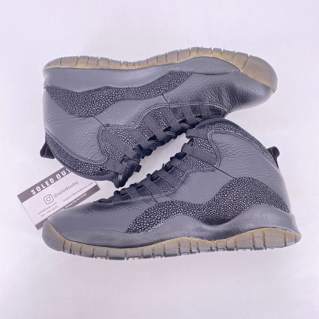 Air Jordan 10 Retro "Ovo Black" 2016 New Size 7