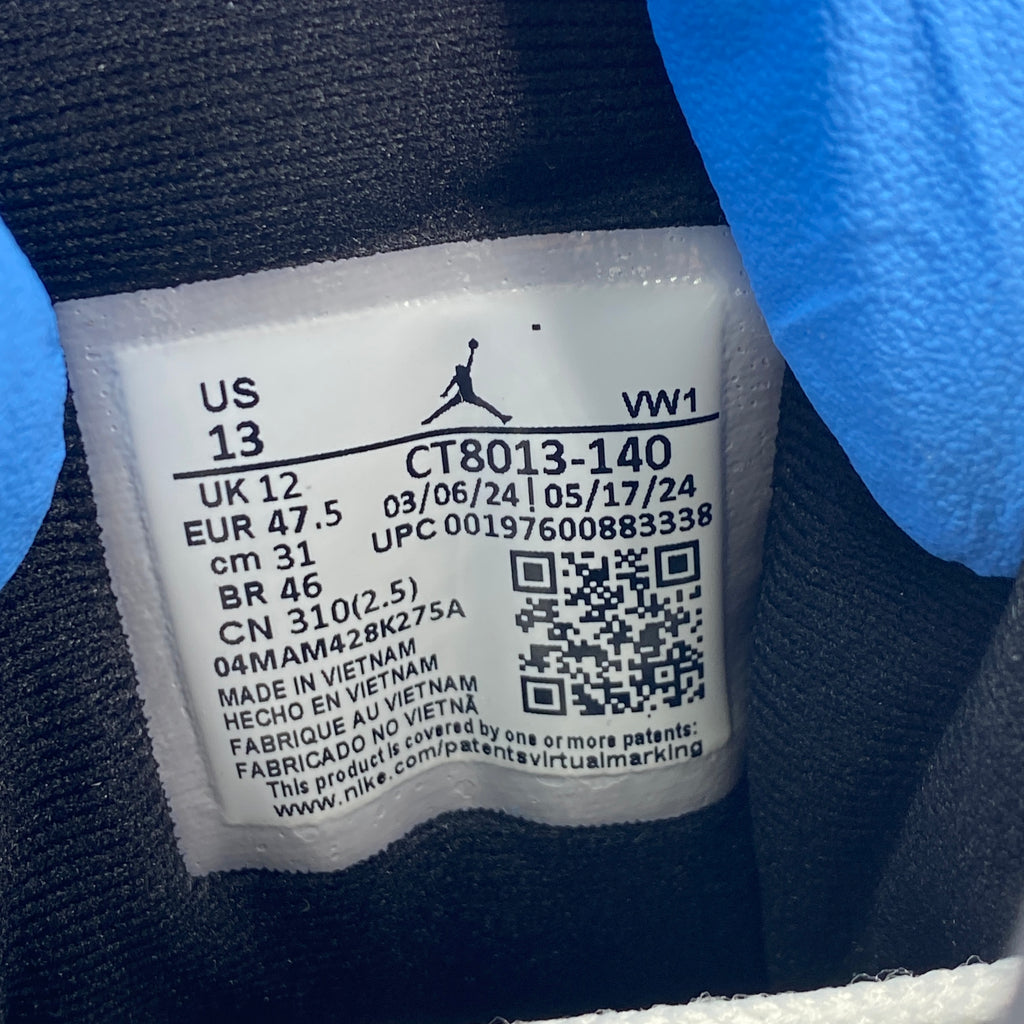 Air Jordan 12 Retro "Blueberry" 2024 New Size 13
