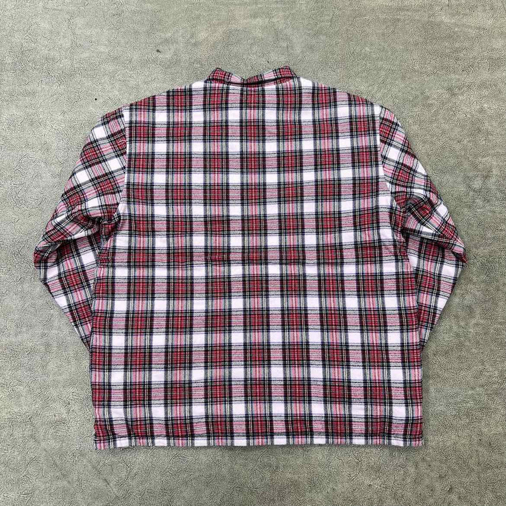 Supreme Zip Up "THERMAL FLANNEL" Red Used Size XL