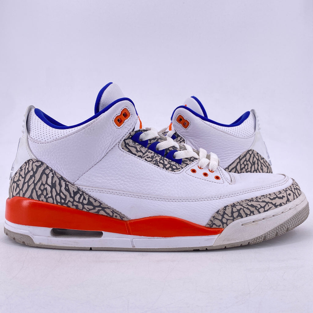 Air Jordan 3 Retro "Knicks" 2019 Used Size 13