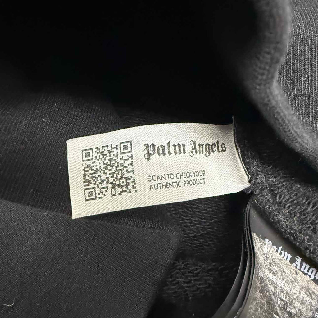 Palm Angels Hoodie "TROPICAL" Black Used Size S