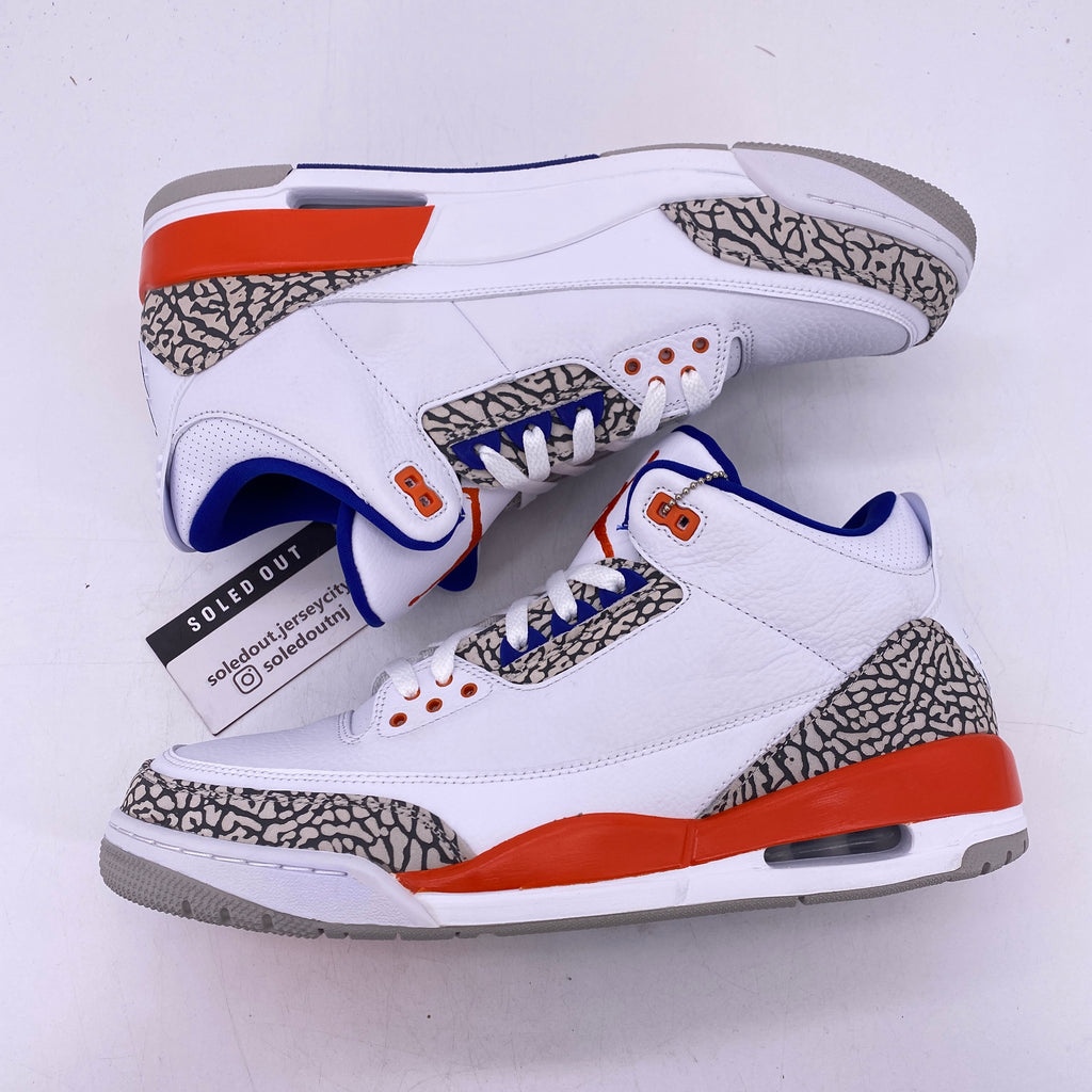 Air Jordan 3 Retro "Knicks" 2019 New Size 13