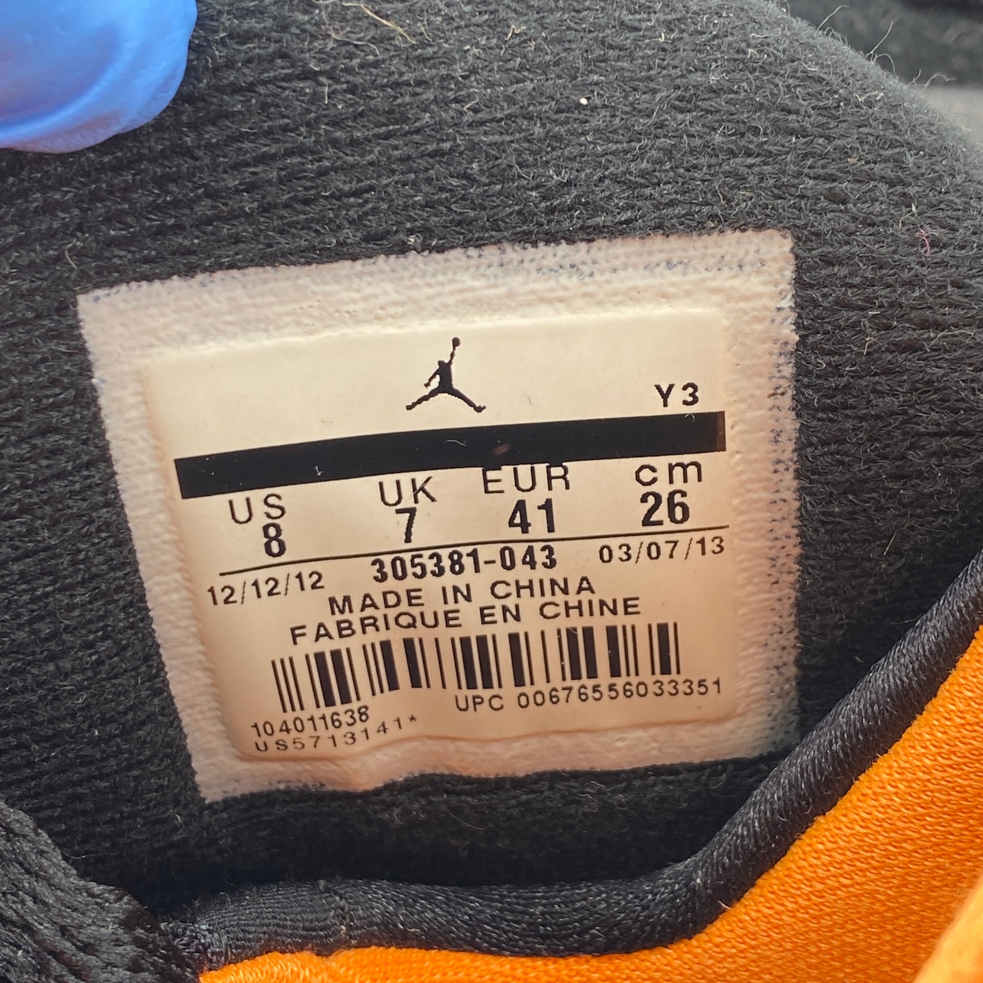 Air Jordan 8 Retro &quot;Phoenix Suns&quot; 2013 Used Size 8