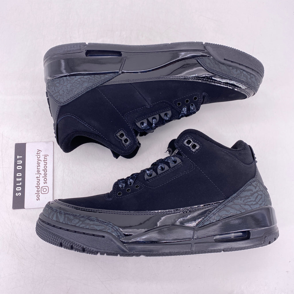 Air Jordan 3 Retro "Black Cat" 2025 Used Size 7.5