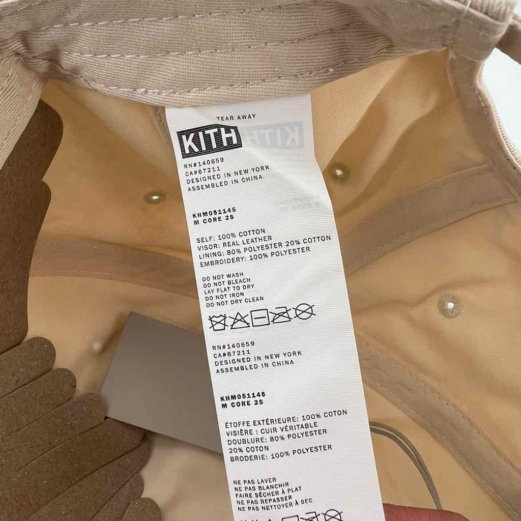 Kith Strapback "AARON DAD" New Sandrift Size OS