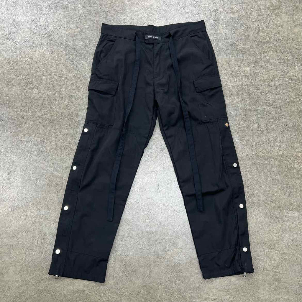 Fear of God Track Pants "SIXTH COLLECTION" Black Used Size L
