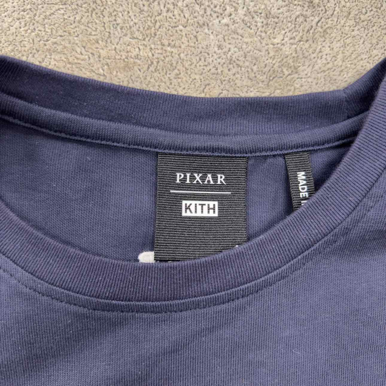 Kith T-Shirt &quot;PIXAR&quot; Navy Used Size L