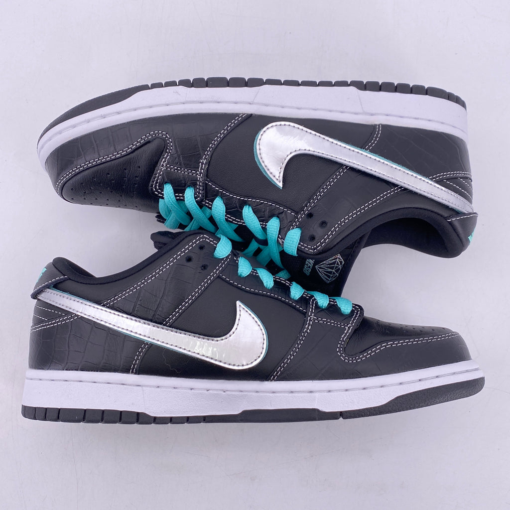 Nike SB Dunk Low Pro "Black Diamond" 2018 Used Size 9