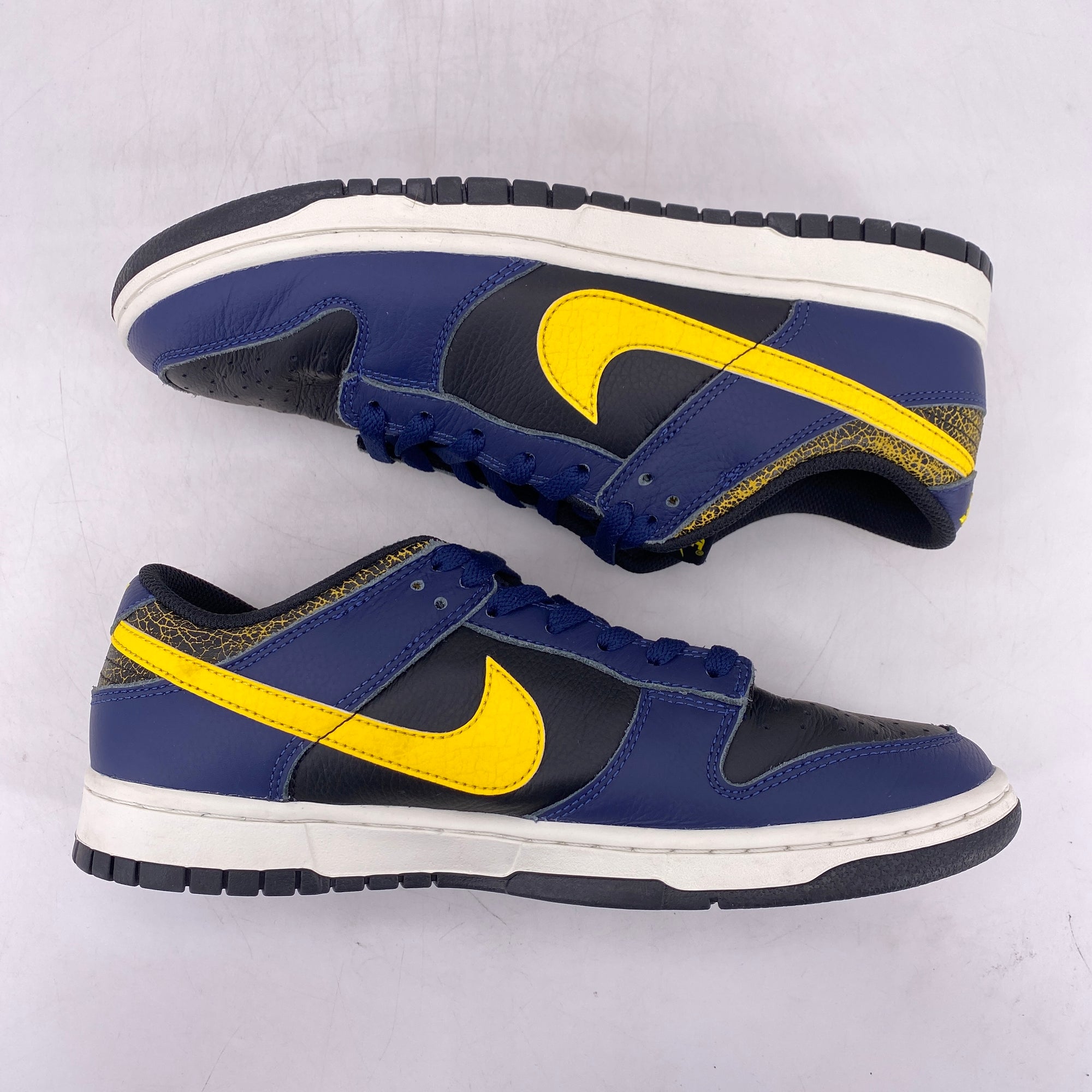 Nike Dunk Low &quot;Vintage Michigan&quot; 2023 Used Size 9.5