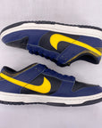 Nike Dunk Low "Vintage Michigan" 2023 Used Size 9.5