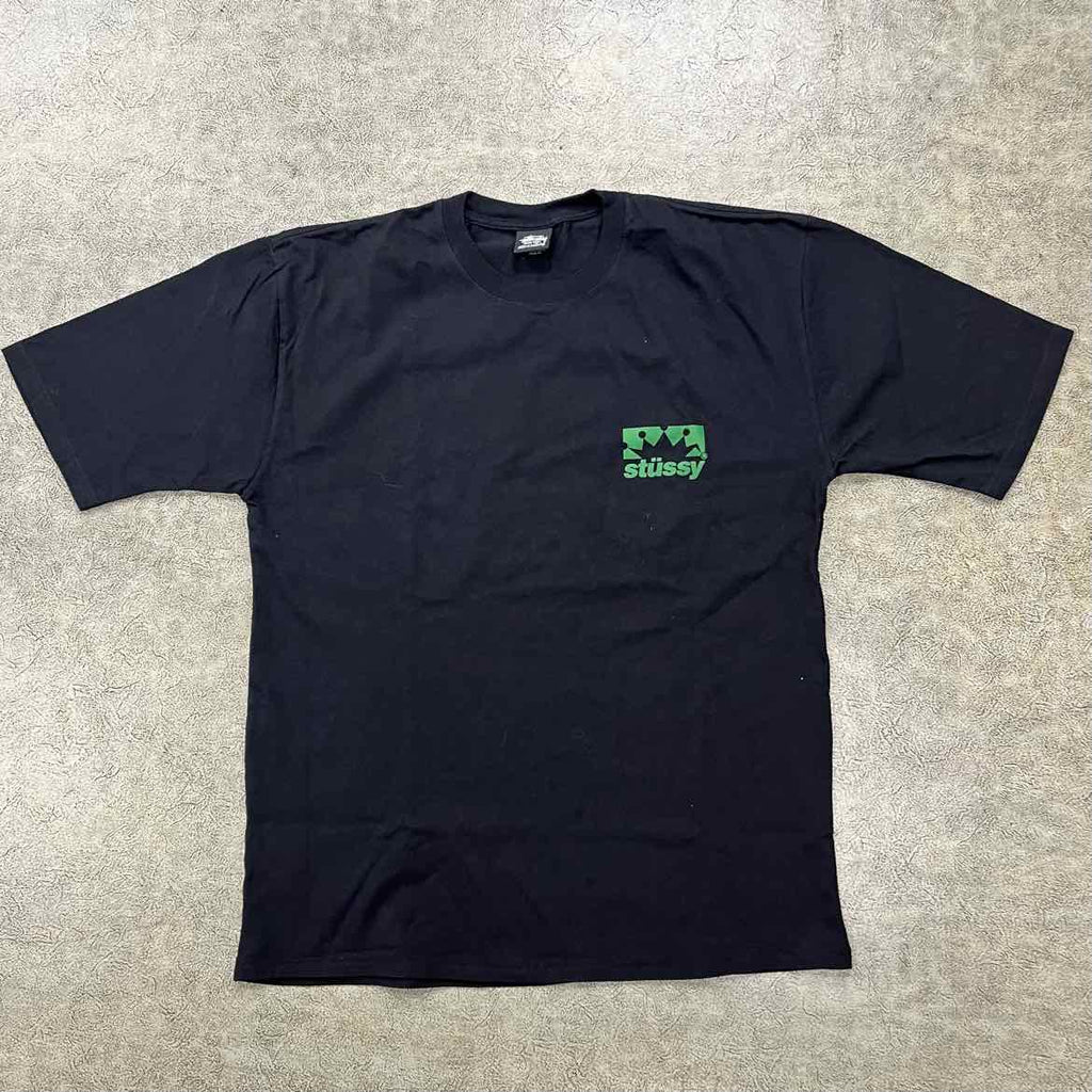 Stussy T-Shirt "SMALL LOGO" Black New Size XL