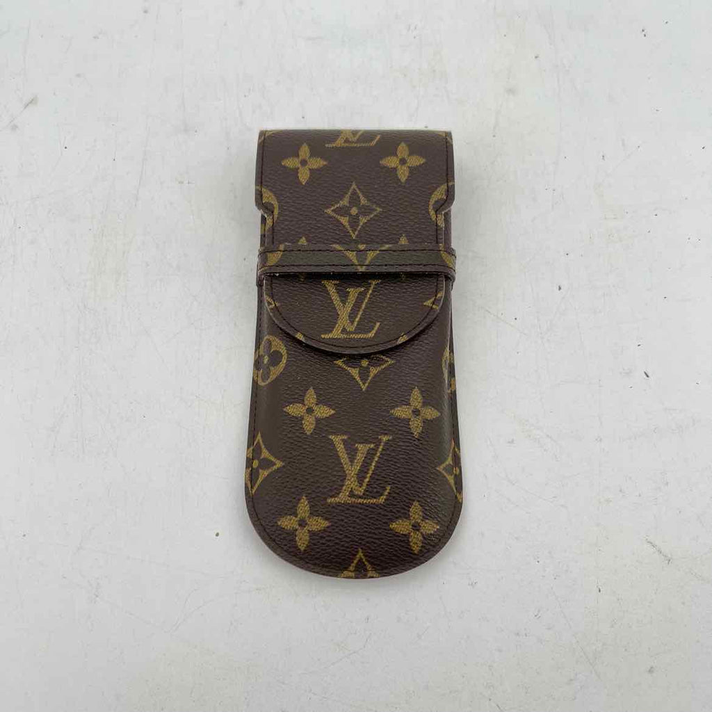 Louis Vuitton "EYEGLASS CASE" Used Brown Size OS