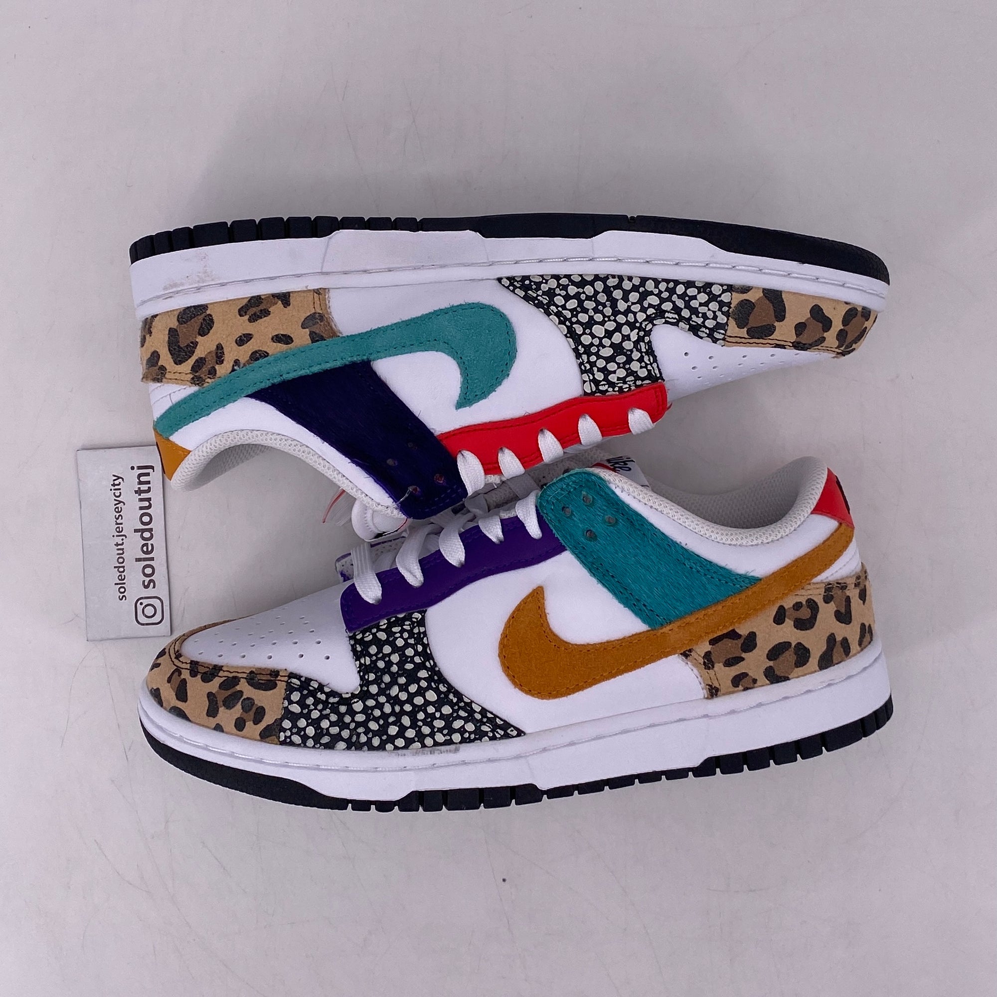 Nike (W) Dunk Low &quot;Safari Mix&quot; 2022 New Size 8W