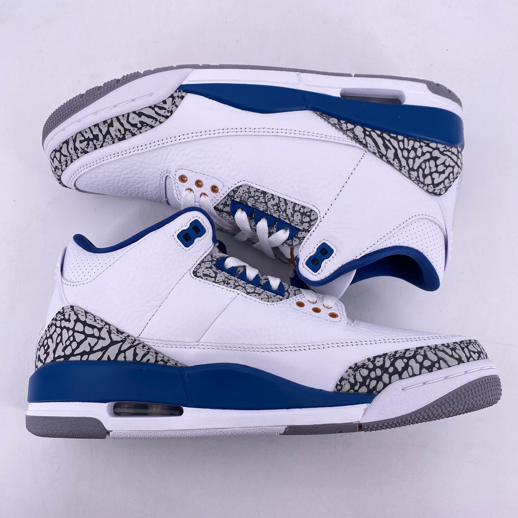 Air Jordan 3 Retro "Wizards" 2023 New Size 8.5