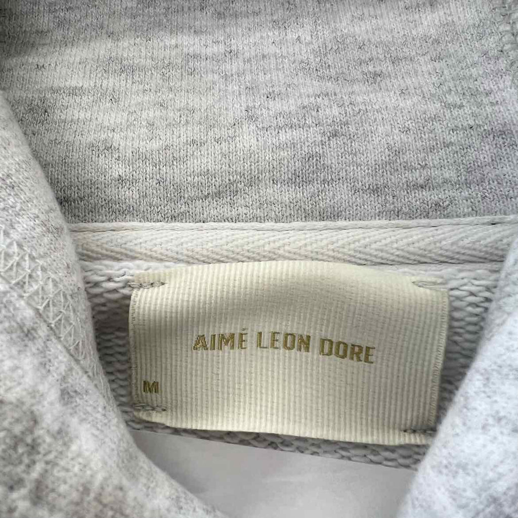 Aime Leon Dore Hoodie "WORLDSBOROUGH" Grey Used Size M