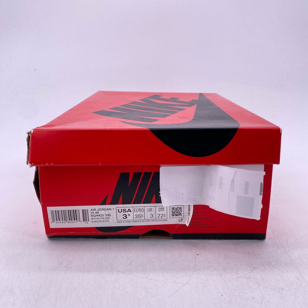 Air Jordan 1 HI 85' "Neutral Grey" 2021 Used Size 3.5