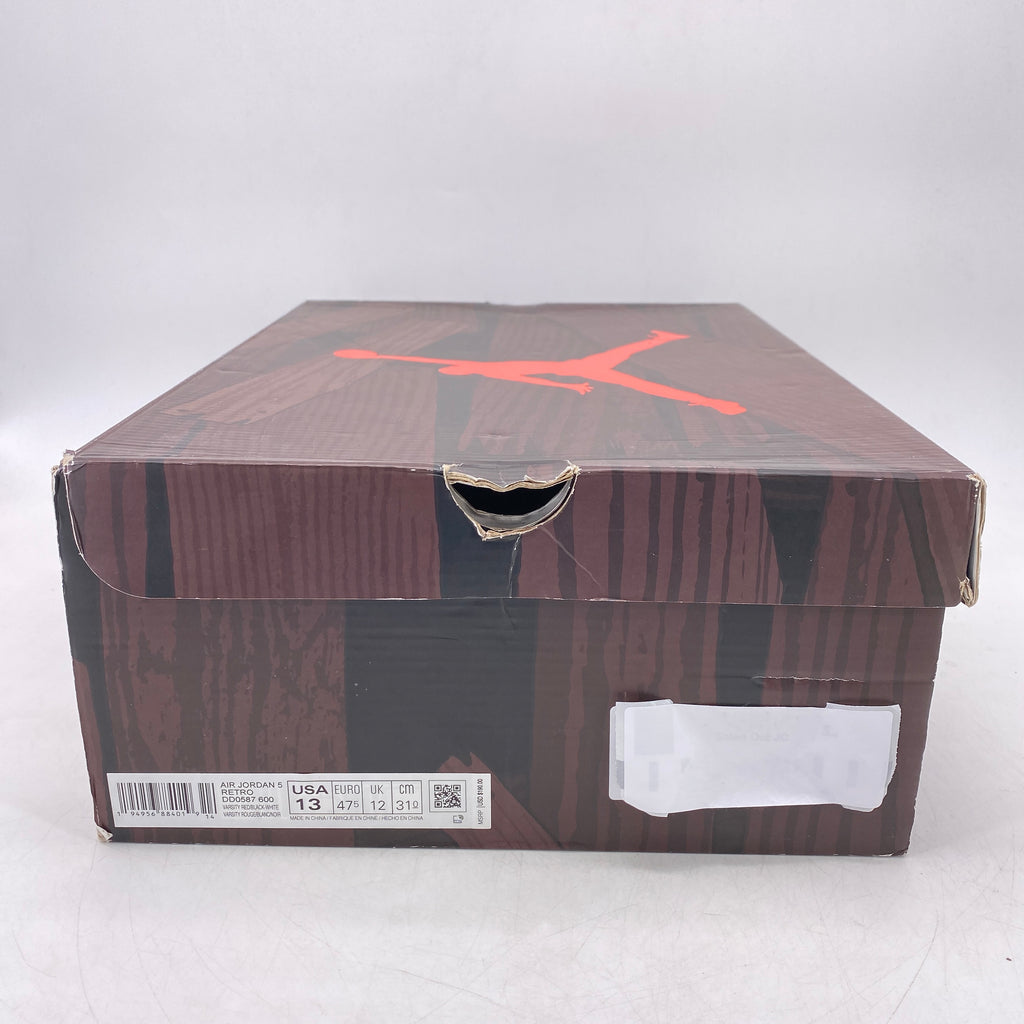 Air Jordan 5 Retro "Raging Bull Red Suede" 2021 Used Size 13