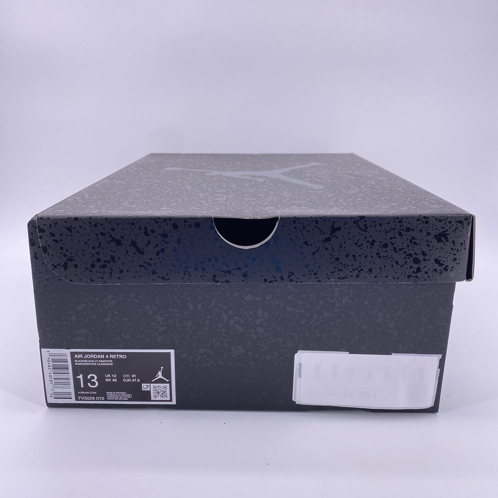 Air Jordan 4 Retro "Black Cat" 2025 New Size 13