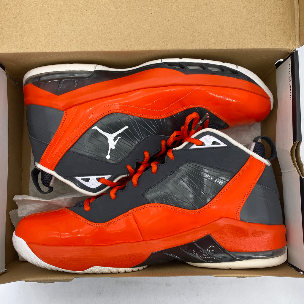 Air Jordan Melo M8 "Anthracite Orange" 2012 Used Size 13