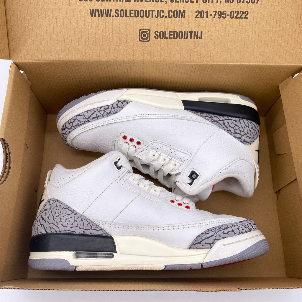 Air Jordan (GS) 3 Retro "White Cement Reimagined" 2022 Used Size 6Y